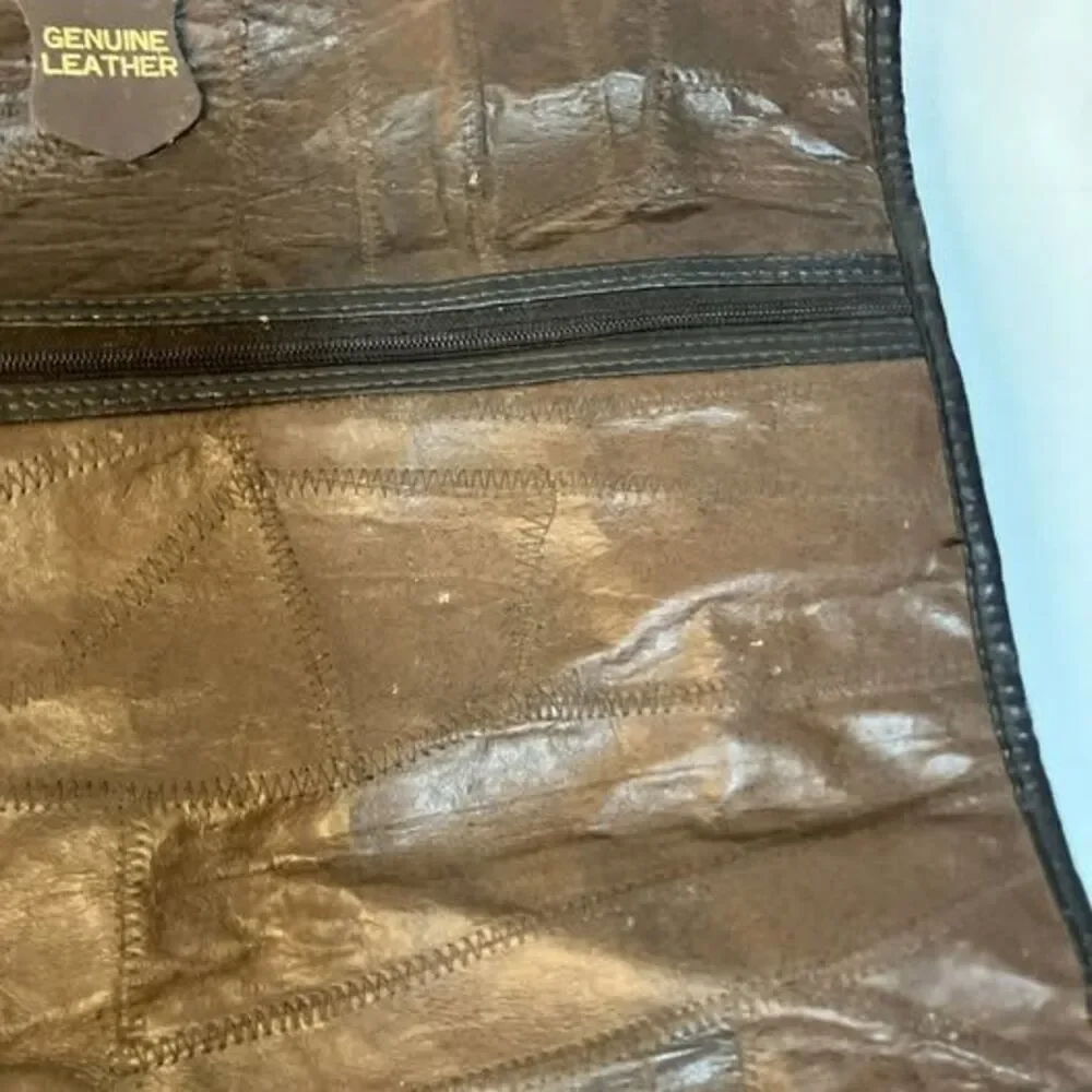 Potomac Leather Goods Company Genuine Leather Garment Travel Bag